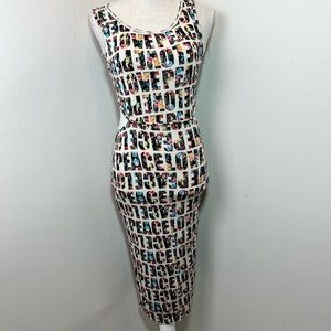 Alice Story Love Floral Cut Out Dress